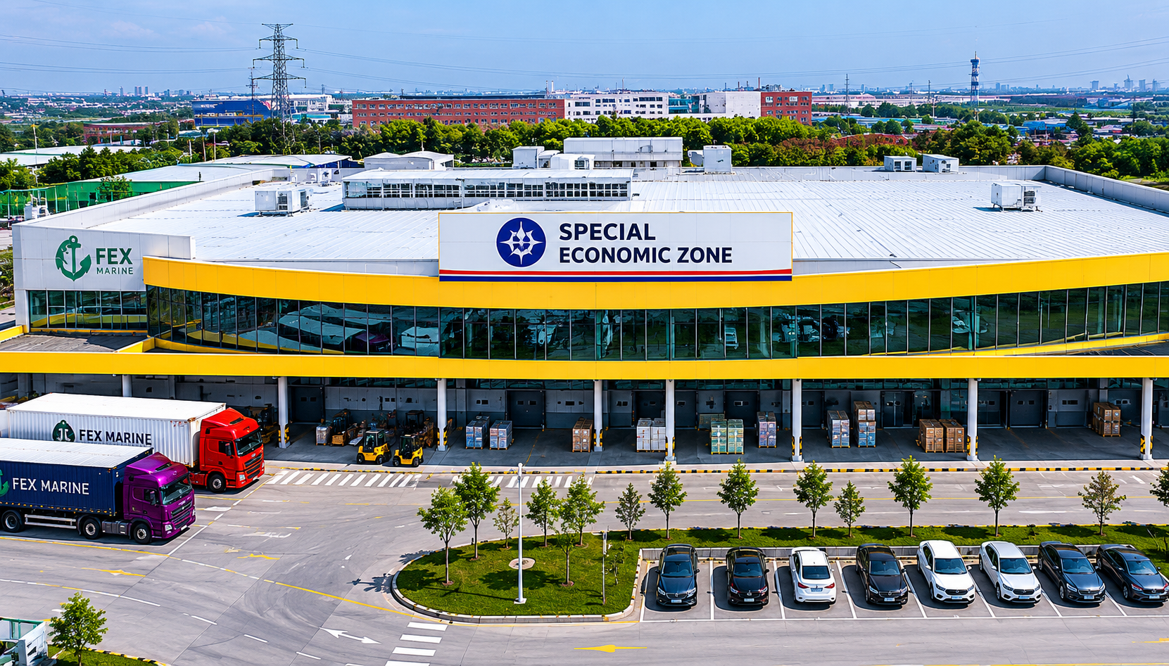 FEX Croatia 50000 square meter warehouse and SEZ logistics base